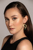Gold Africa & Jade earrings